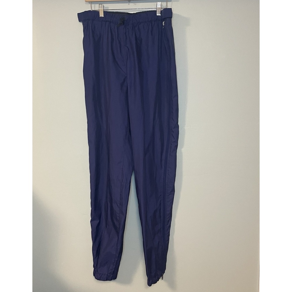 Vintage‎ Patagonia Pants Men's L Blue Rain Windbreaker Ripstop Full Leg Zip